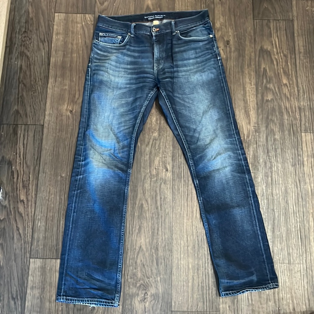 J. Crew Men’s Jeans 34x34 - dark wash, straight leg